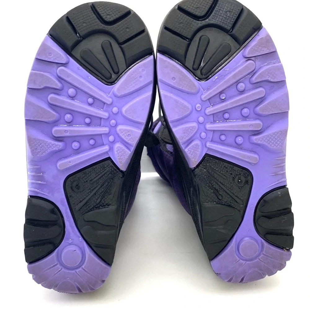 Kamik Big Girl Youth Purple Moonracer Winter Boots SZ 4 (Boots Only)
